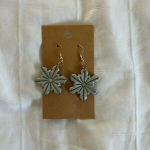 Snowflake Dangle Earrings